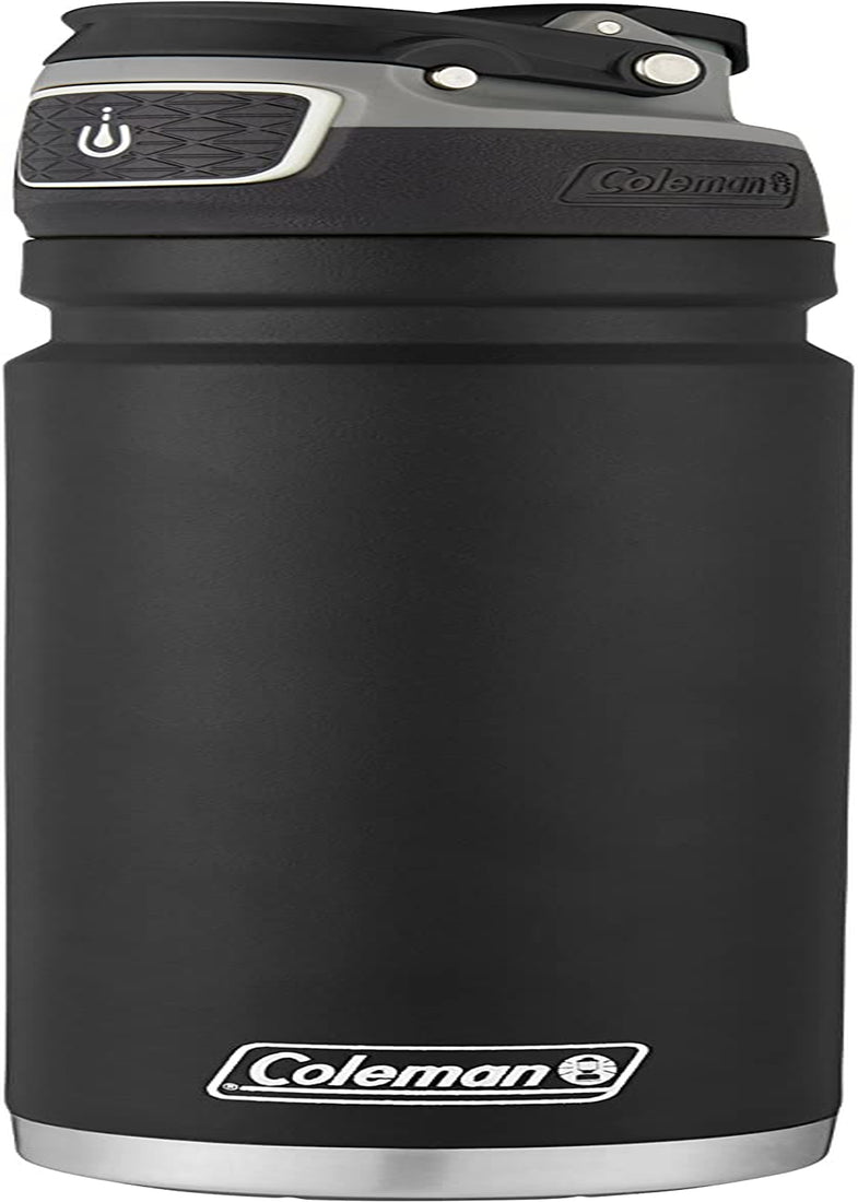 Freeflow Autoseal 24oz Stainless Steel Water Bottle in Black